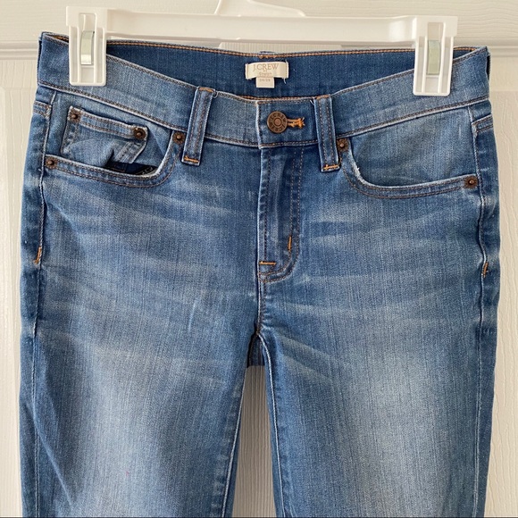 J. Crew Davidson Wash Skinny Jeans Size 24/28 - Picture 2 of 5